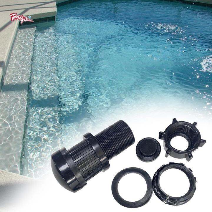 Prettyia Sand Filter Drain Plug Assembly Water Drain Set for Sand Tank
