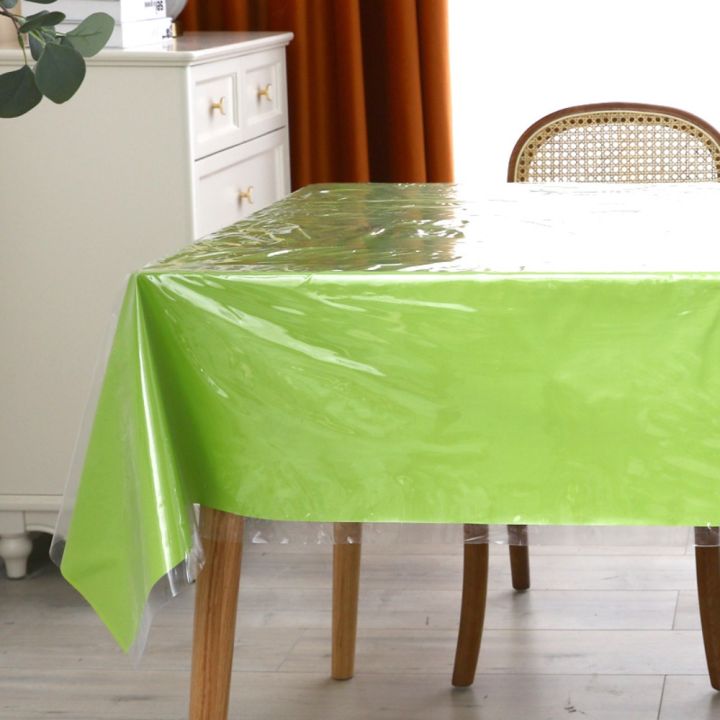 sameple-2-pcs-พีวีซีพีวีซี-ตัวป้องกันผ้าปูโต๊ะพลาสติกใส-ป้องกันการรั่วไหลของน้ำมัน-โปร่งใสโปร่งใส-ผ้าปูโต๊ะผ้าเช็ดเท้า-ง่ายต่อการทำความสะอาด-สำหรับโต๊ะเหลี่ยมหรือโต๊ะกลม-ผ้าคลุมโต๊ะใส-โต๊ะรับประทานอาห