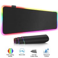 Gaming Mouse Pad Large RGB Mouse Pad XXL Mouse Pad Large Mouse Pad PC Desk Mat Gamer with Backlight