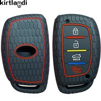 Silicone Remote Car Key Case Cover For Hyundai I10 I30 I40 Ix35 Ix45 Tucson Santa Fe Kona Venue Sonata Elantra Creta Solaris