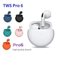 ☇ Pro6 Wireless Headphones TWS Earphones Sports Waterproof Earbuds Music Headset Fone Bluetooth Touch Control Earpieces Pro 6