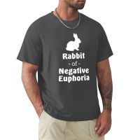 Rabbit Of Negative Euphoria T-Shirt Sweat Shirt Short Sleeve Summer Tops Oversized T Shirt T Shirt Men