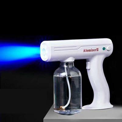 800ML Electric Sprayer Blue Light USB Rechargeable Nano Steam Water Spray Home Disinfection Machine Atomizer