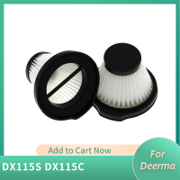 เหมาะสำหรับเครื่องดูดฝุ่น Deerma DX115S กรองผ้าฝ้าย DX115C ชิ้นส่วนตัวกรองตัวกรอง HEPA