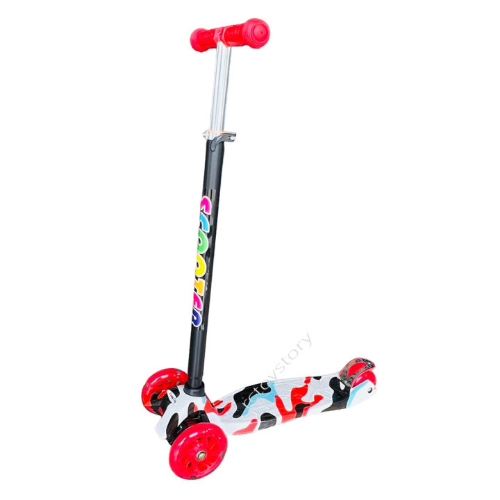 rctoystory-scooter-สกู๊ตเตอร์-4-ล้อ-คุณภาพดี-สกูตเตอร์-ล้อยาง-วิ่งไม่มีเสียงดัง-ล้อมีไฟ-รับประกัน-รับน้ำหนักได้-60-กก