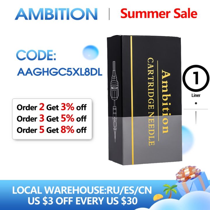 AMBITION Tattoo Cartridge Needles Micropigmentation Permanent Make