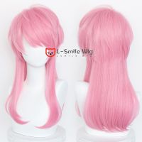 {AH Department Store}Tokyo Revengers Sanzu Haruchiyo สีชมพูยาว55ซม. คอสเพลย์วิกผมทนความร้อนฮาโลวีน Man อะนิเมะ Wigs หมวกฟรี