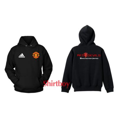 MiinShop เสื้อผู้ชาย เสื้อผ้าผู้ชายเท่ๆ เสื้อฮู้ด Man U แมนเชสเตอร์ ยูไนเต็ด Manchester United แมนยู แบบซิปสวม สกรีนแบบเฟล็ก PU สวยสดไม่แตกไม่ลอก ส่งด่วนทั่วไทย เสื้อผู้ชายสไตร์เกาหลี