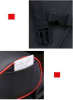 PU Leather Car Armrest Box Pad Cushion Auto Center Console Arm Rest Seat Box Heightening Soft Pad Hand Support With Storage Bags