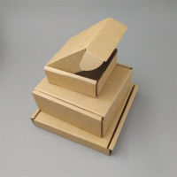 50pcs 22-26cm Flat High Hardness Cardboard Paper Boxes Mailing Packing Shipping Box Corrugated Carton