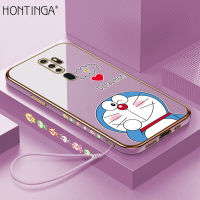 Hontinga เคสโทรศัพท์มือถือ เคสออปโป้ ลายการ์ตูนโดราเอม่อน สำหรับOPPO A5 2020 A9 2020