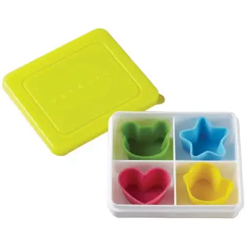 2023 Halloween pumpkin silicone cup with lid 2pcs For Lunch Box Bento