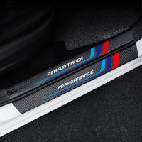 4Pcs คาร์บอนไฟเบอร์แผ่นสติกเกอร์ Guard สำหรับ Bmw Performance M 1 2 3 4 5 6 7 Series X1 X2 X3 X4 X5 X6 X7รถจัดแต่งทรงผม