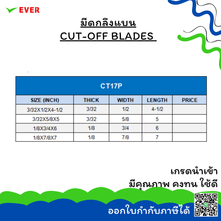 มีดกลึงแบน-nbsp-keina-sweden-เกรด-2700-2800-พร้อมส่ง-cut-off-blades-hss-ct17p