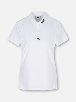 SOUTHCAPE Malbon DESCENNTE Titleist Mizuno UTAA▽▪∈  Golf clothing womens short-sleeved T-shirt sports ice silk sunscreen top breathable perspiration jersey slim-fit POLO shirt