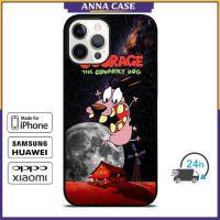 Courage The Cowardly Dog Space Phone Case for iPhone 14 Pro Max / iPhone 13 Pro Max / iPhone 12 Pro Max / XS Max / Samsung Galaxy Note 10 Plus / S22 Ultra / S21 Plus Anti-fall Protective Case Cover