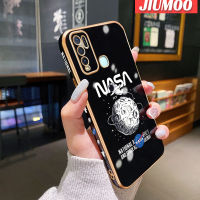 JIUMOO เคสสำหรับ Vivo Y50 Y30ลาย Y30i พื้นผิวขอบสี่เหลี่ยมแบบใหม่ปลอกเคสมือถือซิลิกาเจลกันกระแทกฝาครอบป้องกันเลนส์กล้องถ่ายรูป