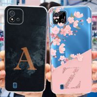 สำหรับ Realme C11เคส2021เคส RMX3231แฟชั่นใหม่ตัวอักษรครอบ TPU นุ่มเคสโทรศัพท์สำหรับ Realme C11 2020 RMX2185 RealmeC11เคส2021