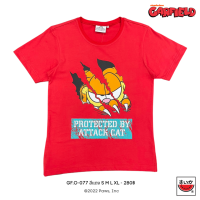 แตงโม (SUIKA) - เสื้อยืดคอกลมแขนสั้น การ์ฟิล์ด ลายGARFIELD GF.O-077