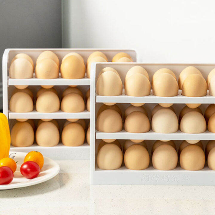 household-flip-egg-box-refrigerator-egg-storage-box-household-kitchen-rack-tool-for-food-keep-fresh