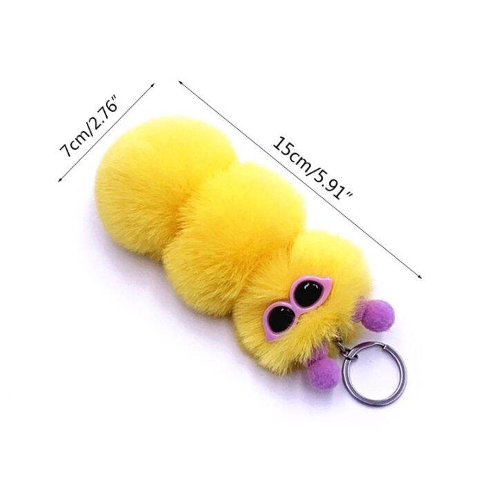 1pc-15cm-6inch-mini-caterpillar-soft-cotton-miniature-stuffed-caterpillar-tiny-joint-doll-plush-keychain-backpack-pendant