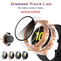 Case Cover Samsung Galaxy Watch Active 2 44mm - Crystal Diamond Watch Case Samsung - Aliexpress