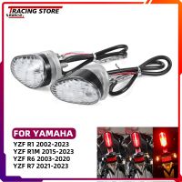 ☑✑◄ ใหม่สำหรับ YAMAHA YZF R6 R7 R1 R1M สัญญาณไฟเลี้ยวไฟกระพริบ LED รถจักรยานยนต์อุปกรณ์เสริม YZFR1 YZFR7 YZFR6ไฟไฟกะพริบ