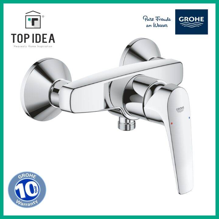 GROHE BauFlow Single Lever Exposed Shower Mixer GROHE StarLight *10