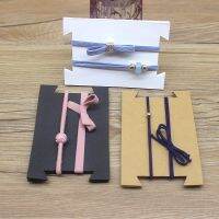 HOT HUAOKXKWGWH 606 ชุดที่คาดผมเครื่องประดับทำมือ DIY 12x 8ซม. สายรัดรูปแบบผมดอกไม้บัตรติด50ชิ้น/50ชิ้น50Oppbag/ล็อต