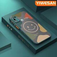 YIWESAN เคสสำหรับ Infinix ขายดี10 Play เคส X688C 11ลายการ์ตูนแฟชั่นหน้ายิ้มกันกระแทกรูปแบบขอบซิลิโคนนิ่มเปลือกแข็งคลุมทั้งหมดเคสป้องกันเลนส์กล้อง