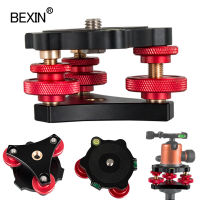 Tripod Speedy Leveling Base Leveler Adjusting Base Panning Level Plate with Bubble Level for Canon Nikon DSLR Camera Tripod