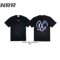 NRR [พร้อมส่ง] GMT165-1 CHROME LOGO BLACK เสื้อยืดสีดำ