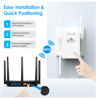 urant ตัวขยายสัญญาณ WIFI ขยายสัญญาณเน็ต เร็ว แรง ไกล ทะลุทะลวง WiFi Amplifier