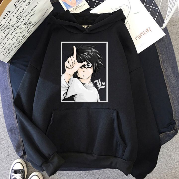 Death Note Hoodie Graphic Manga Hoodies Aesthetic Pullovers Sweatshirts  Cartoon Hoody 