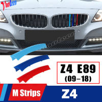 3Pcs รถ-จัดแต่งทรงผม3D M ด้านหน้า Grille Trim กันชนแถบสติกเกอร์สำหรับ BMW Z4 Series E89 2009-2018อุปกรณ์เสริม