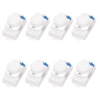 8X 5.8GHz HF System LED Microwave 360 Degree Motion Sensor Light Switch Body Motion Detector