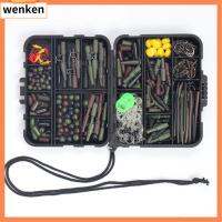 WENKEN 310PCS พลาสติกทำจากพลาสติก ชุดอุปกรณ์ตกปลาคาร์พ หลากสี โลหะสำหรับตกแต่ง ตะขอเบ็ดตกปลา ที่มีคุณภาพสูง แกนหมุนเกลียว กิจกรรมกลางแจ้งกลางแจ้ง