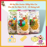 Mì Nui Bio Junior 200g Hữu Cơ Organic Cho Bé Ăn Dặm Từ 8 - 10 tháng tuổi