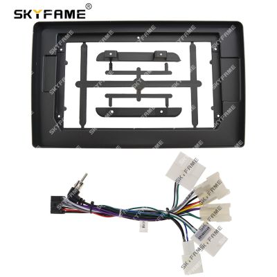 SKYFAME Car Frame Fascia Adapter For Toyota Coaster 2013-2015 Android Radio Dash Fitting Panel Kit