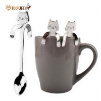 Cute Cat Shaped Spoons / 304 Stainless Steel Tea Coffee Spoon / Drinking Teaspoon / Children Spoon / Tableware Kitchen Tools