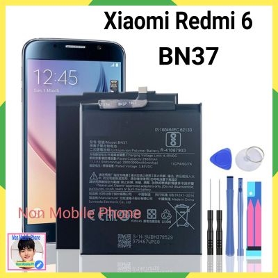 แบตเตอรี่ Xiaomi Redmi 6 Redmi6 Redmi 6A Redrice 6 BN37 3000MAh+ เครื่องมือฟรี