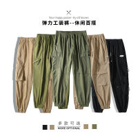 Fast Shipping Gifts Supply Large Size Casual Pants MenS Style Workpieces Spring And Autumn Multi -Pocket Japanese