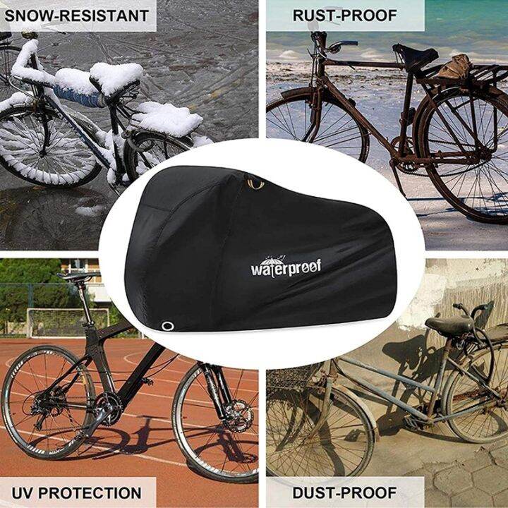 bike-cover-for-1-or-2-bikes-210t-waterproof-outdoor-bicycle-storage-protector-rain-sun-uv-dust-wind-proof-bicycle-cover