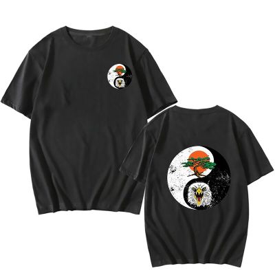 Vintage Cobra Kai T Men Cotton Eagle Fang Karate Miyagi Do Tshirt Kong Fu Tee Tshirt