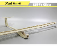 RC Plane Cut Balsa Wood Airplane Kit Wingspan 1040mm GUPPY Glider Frame without Cover Model Building Kit