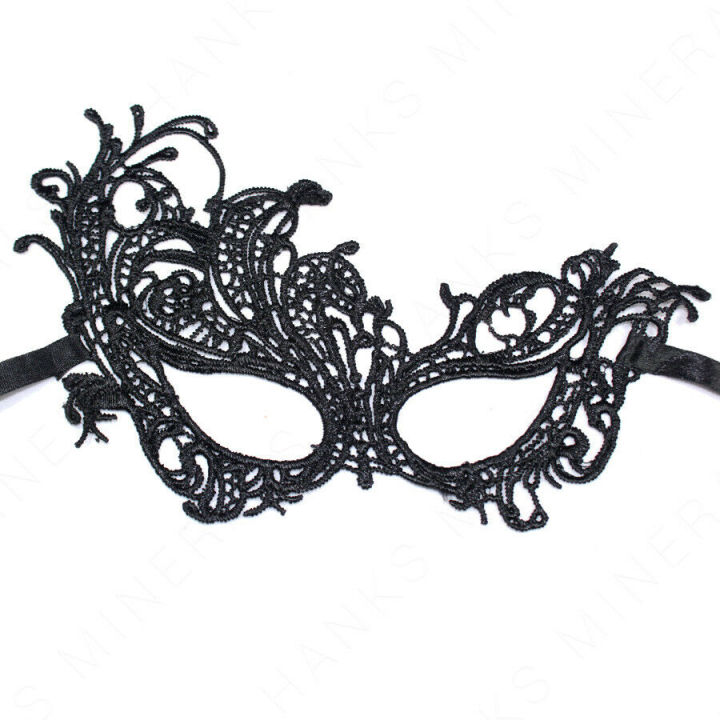 หน้ากากใบหน้าแมสเคอร์เรตลูกไม้กลวงสำหรับผู้หญิงผ้าปิดตาชุดคอสเพลย์พร็อพชุดแฟนซีงานปาร์ตี้ฮาโลวีน
