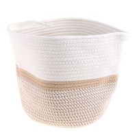 Hand Woven Flower Pot Basket Laundry Closet Storage Bins Toys Storage Container Planter Holder Baby Nursery S29 21 Dropship