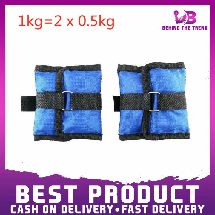 NEW ARRIVAL】Wearable Weights Power Gym 1 Pair Of Ankle Wrist Weights (Velcro Locks) Lazada PH