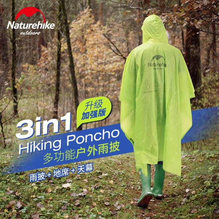 naturehike-ชุดปีนเขาเดิน3-in-1-ชุดกันฝนกันฝนกันฝนกันฝนเสื้อกันฝนกลางแจ้ง