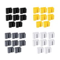 8PCS Wall Mount Holders Self-Adhesive Remote Control Plug Holder for Home Bedroom Bedside Wall